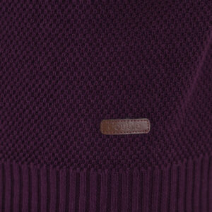 262KNIT-8075 KNITS CREWNECK (SPECIAL KNITTING) DK RASPBERRY - Image 5