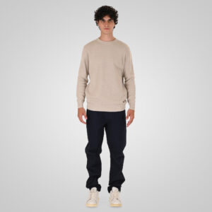 262KNIT-8075 KNITS CREWNECK (SPECIAL KNITTING) ICE