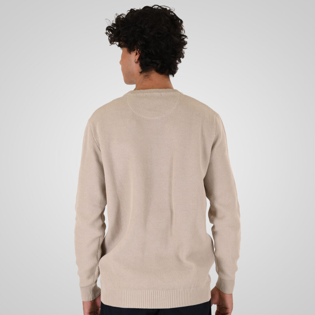 262KNIT-8075 KNITS CREWNECK (SPECIAL KNITTING) ICE