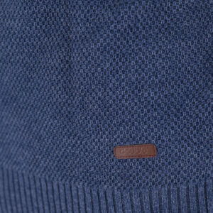 262KNIT-8075 KNITS CREWNECK (SPECIAL KNITTING) INDIGO - Image 5