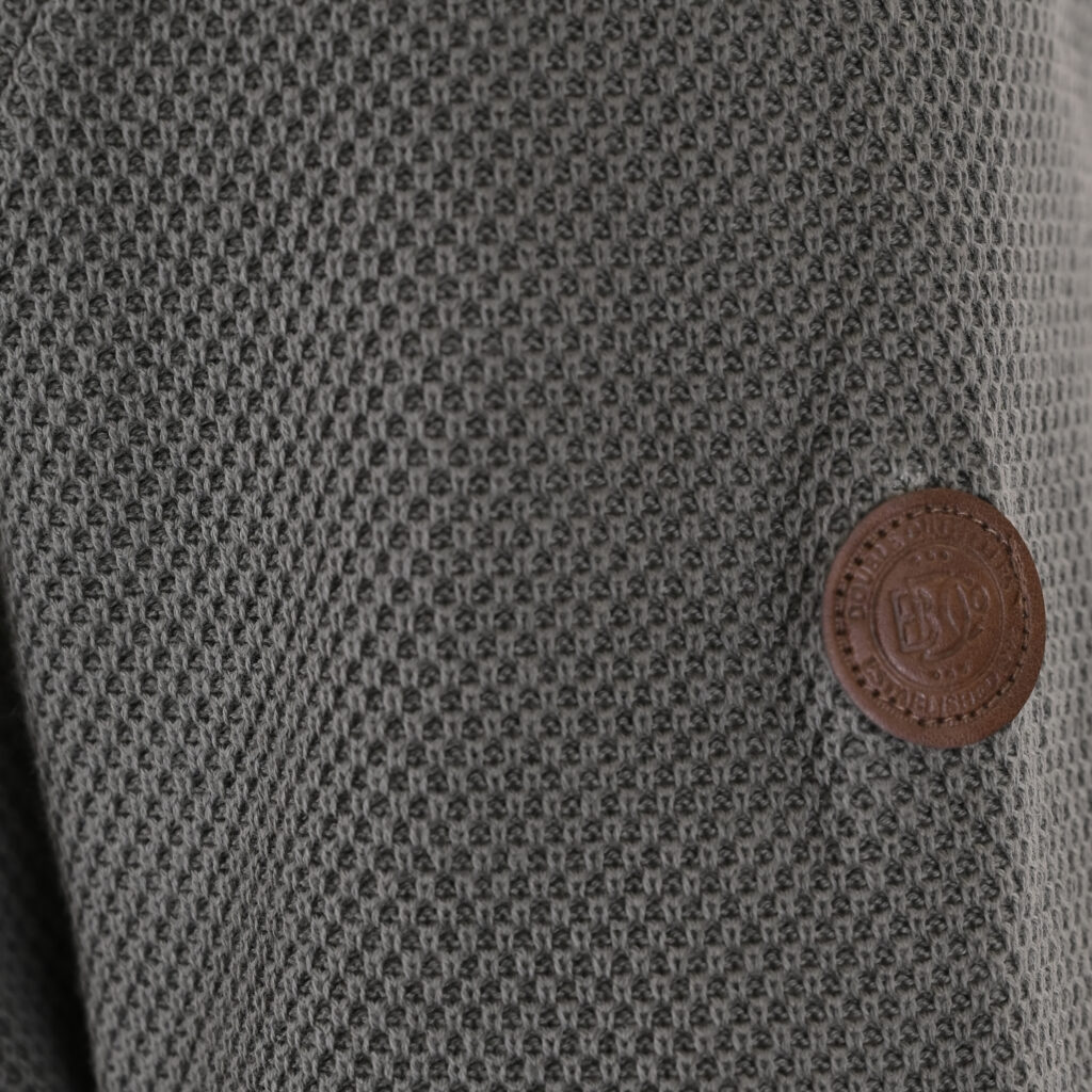 262KNIT-8076 KNITS HALF-ZIP (SPECIAL KNITTING) AGAVE GREEN