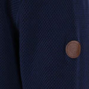 262KNIT-8077 KNITS FULL-ZIP (SPECIAL KNITTING) BLUE MARINE - Image 5