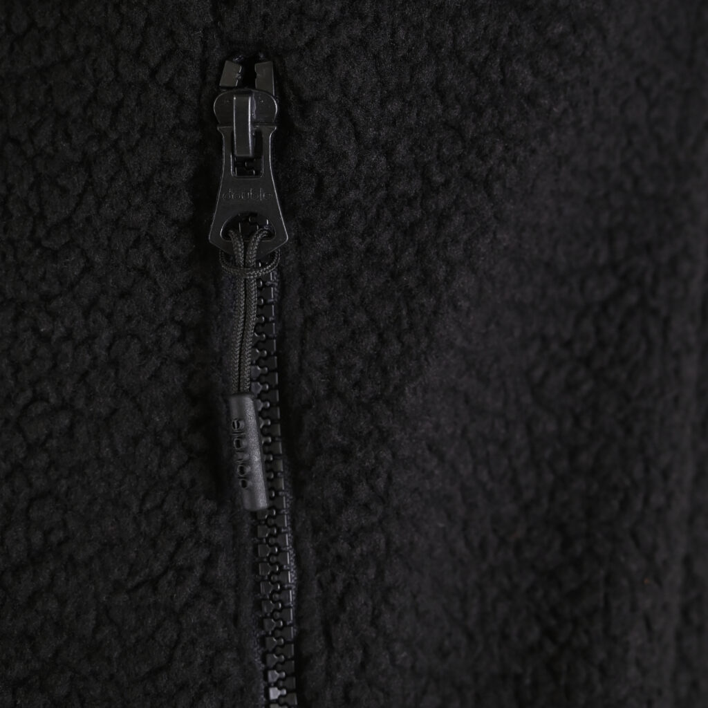 262MFT-7085 SHERPA FULL ZIP WITH ZIP BODY POCKETS BLACK