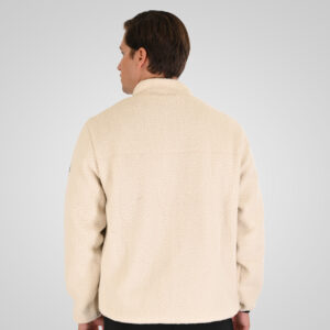 262MFT-7085 SHERPA FULL ZIP WITH ZIP BODY POCKETS OFF WHITE - Image 4