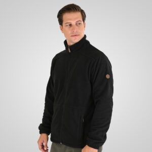 262MFT-7088 POLAR FLEECE TOP FULL-ZIP BLACK - Image 3