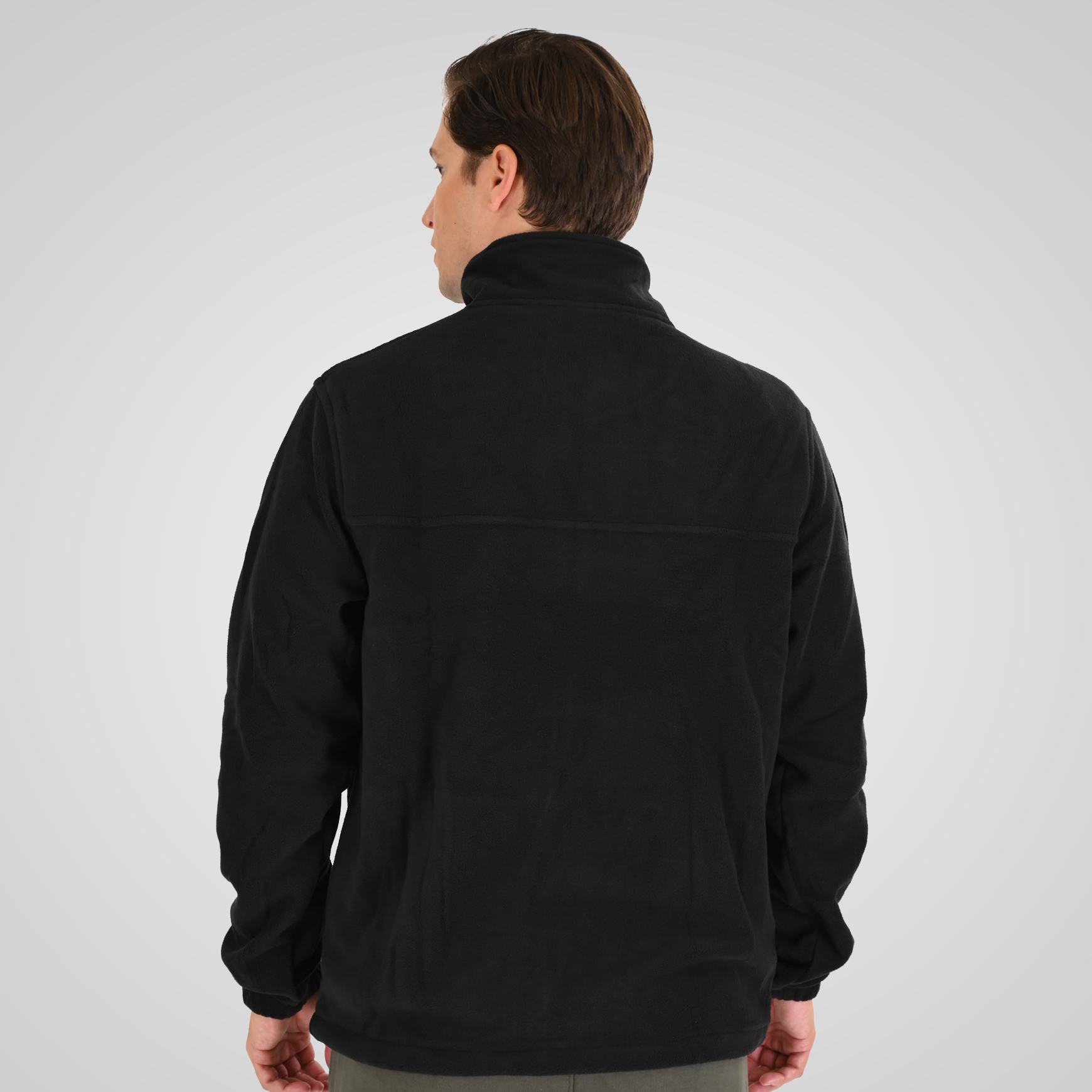 262MFT-7088 POLAR FLEECE TOP FULL-ZIP BLACK - Image 4