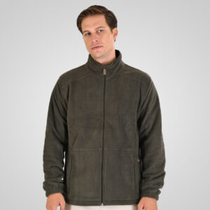 262MFT-7088 POLAR FLEECE TOP FULL-ZIP KHAKI