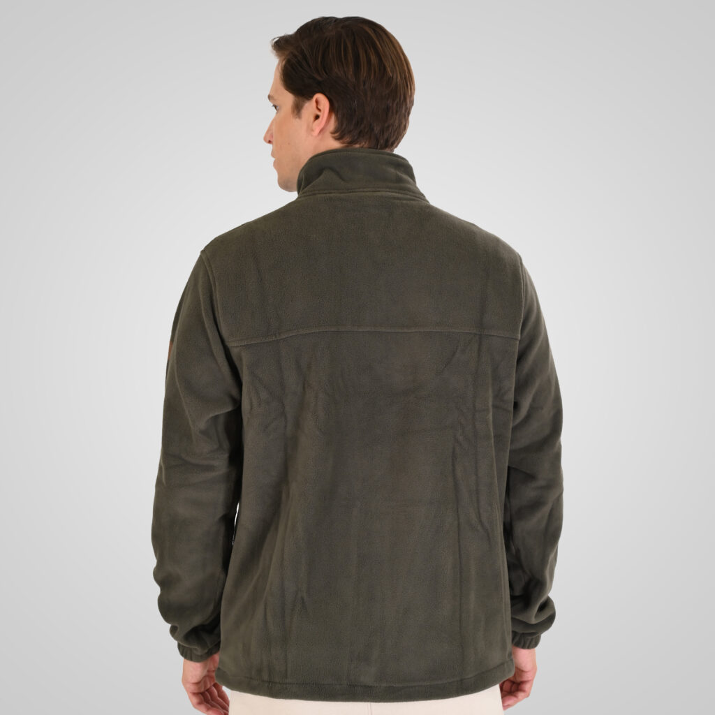 262MFT-7088 POLAR FLEECE TOP FULL-ZIP KHAKI