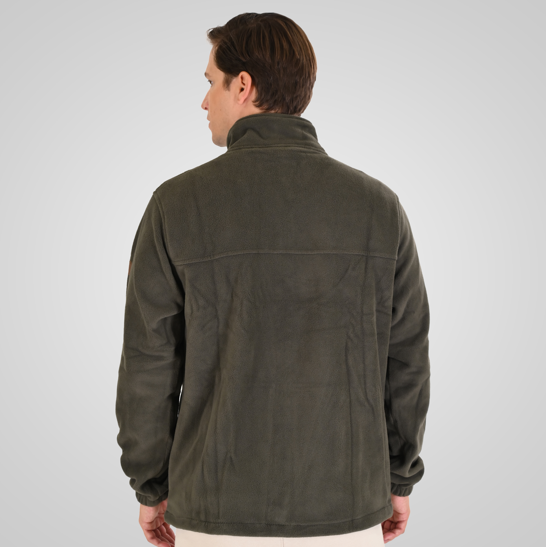 262MFT-7088 POLAR FLEECE TOP FULL-ZIP KHAKI - Image 4