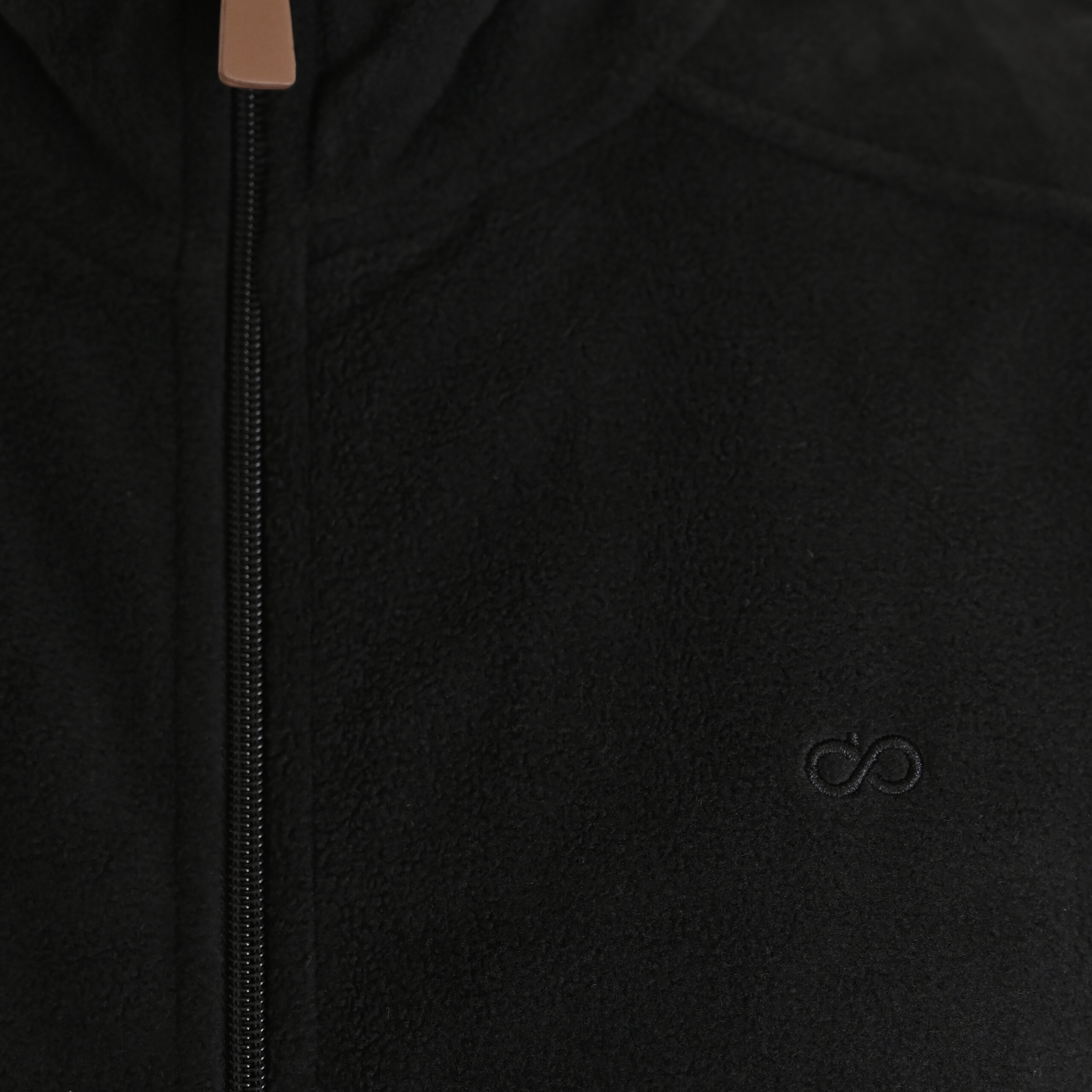 262MFT-7089 SLEEVELESS POLAR FLEECE TOP FULL-ZIP BLACK - Image 5