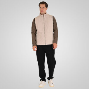 262MFT-7089 SLEEVELESS POLAR FLEECE TOP FULL-ZIP ICE