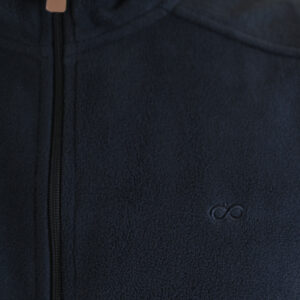 262MFT-7089 SLEEVELESS POLAR FLEECE TOP FULL-ZIP NAVY - Image 5