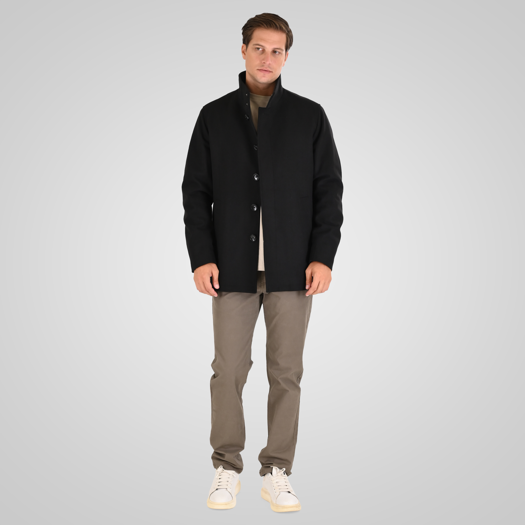 262MJK-2108 COATS BLACK - Image 2