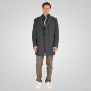 262MJK-2109 COATS LONG ANTHRACITE MELANGE