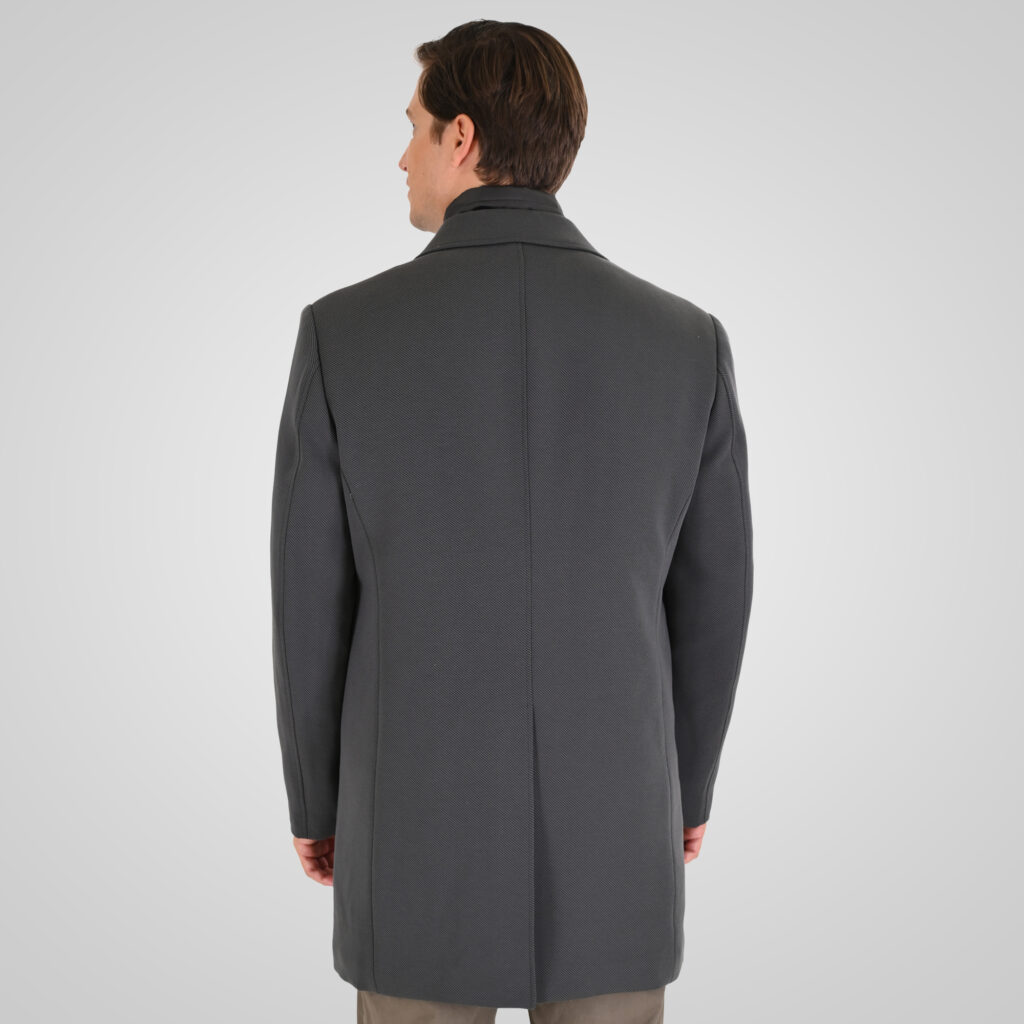 262MJK-2109 COATS LONG ANTHRACITE MELANGE