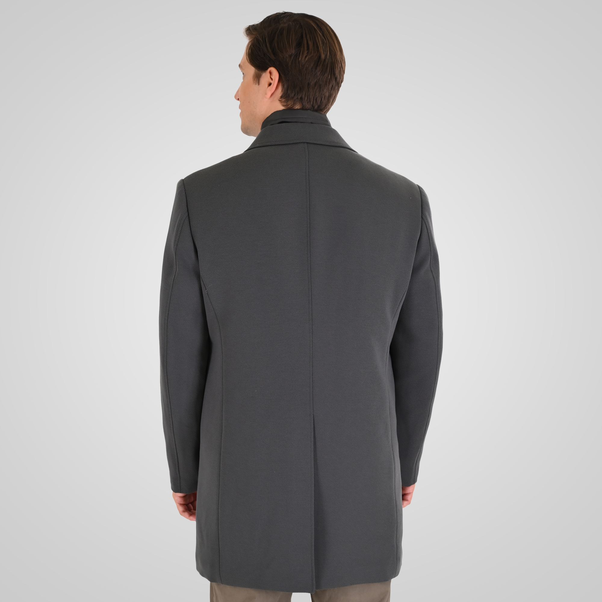 262MJK-2109 COATS LONG ANTHRACITE MELANGE - Image 4