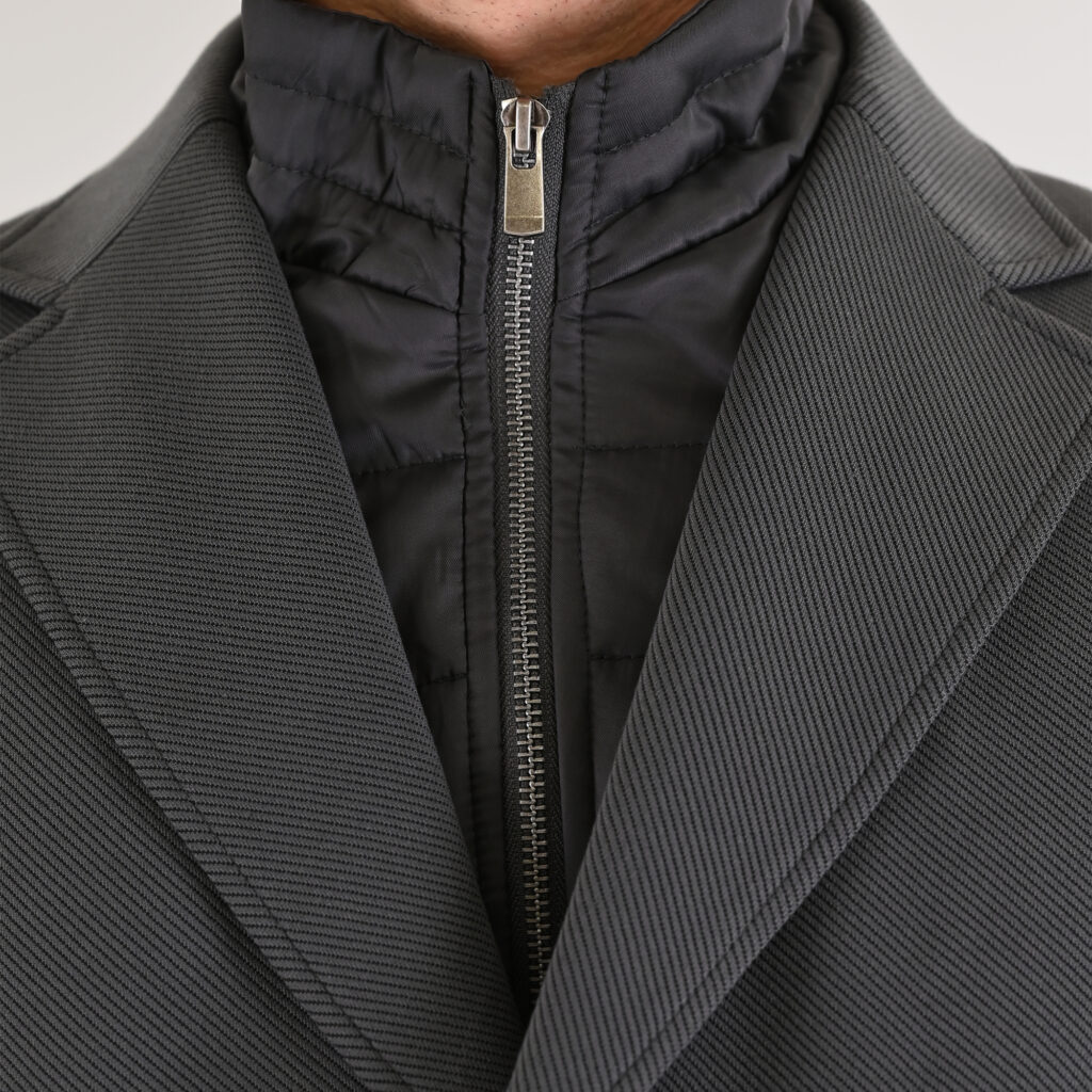 262MJK-2109 COATS LONG ANTHRACITE MELANGE