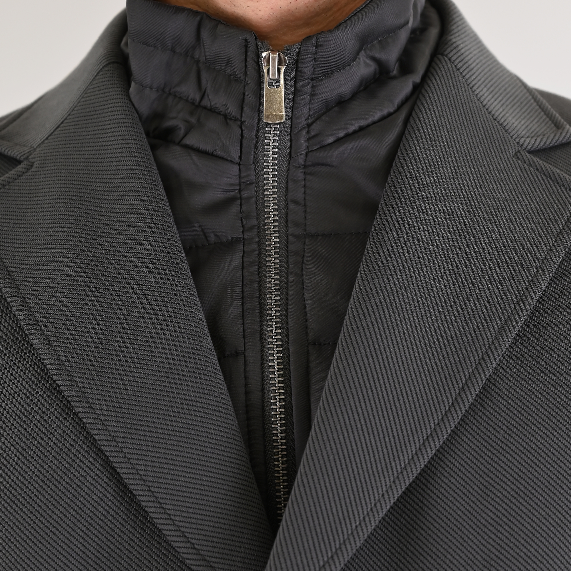 262MJK-2109 COATS LONG ANTHRACITE MELANGE - Image 5