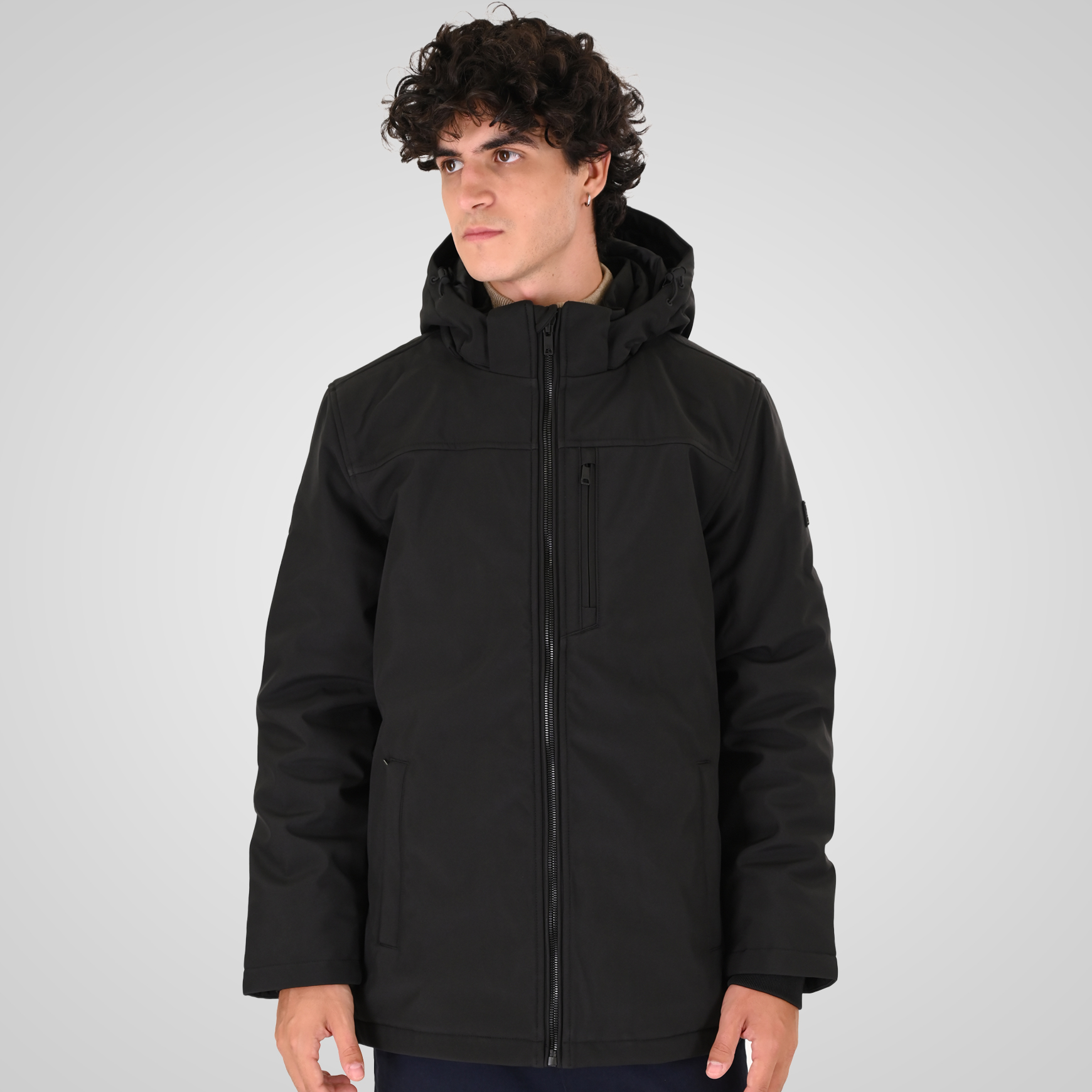 262MJK-2114 JACKETS BLACK - Image 1