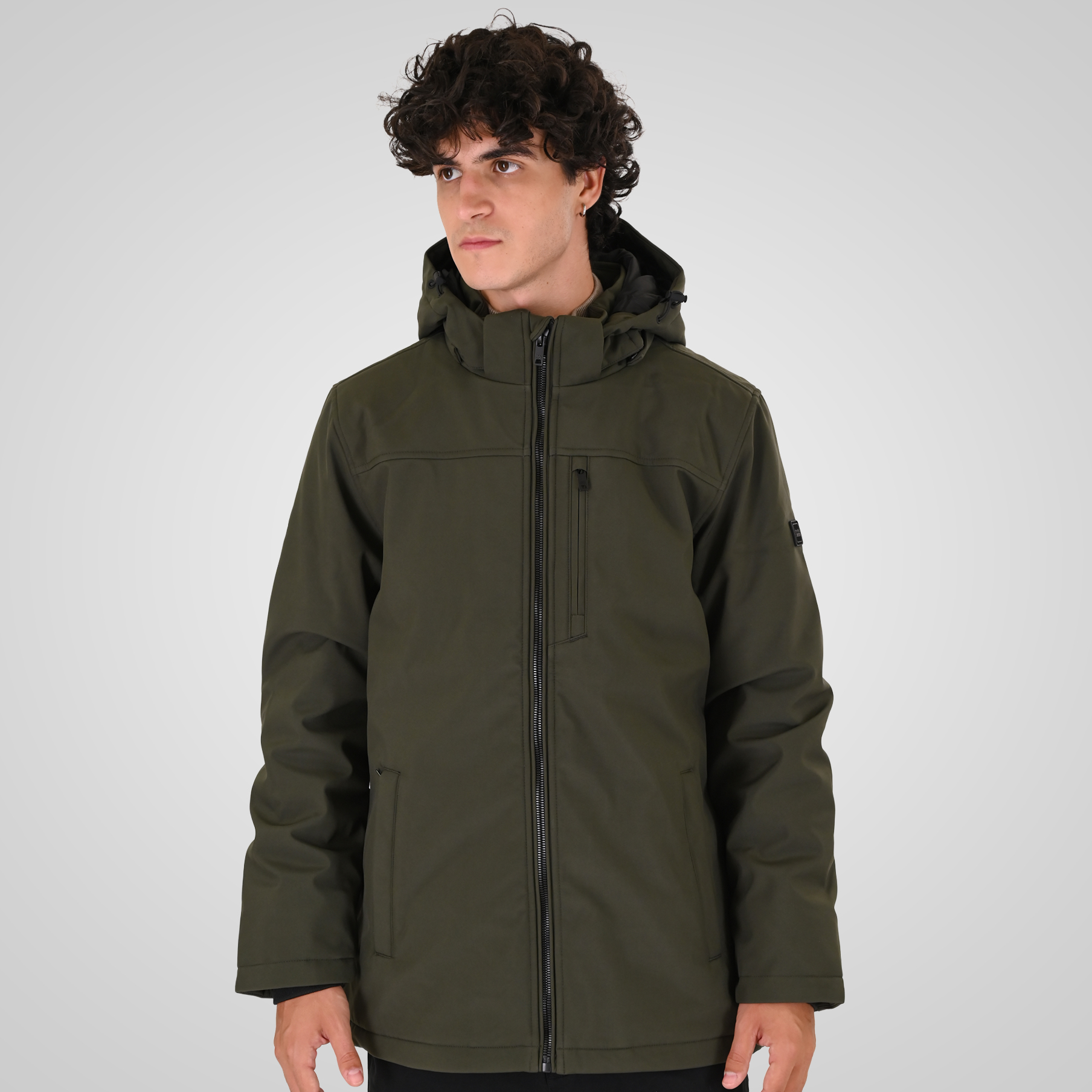 262MJK-2114 JACKETS OLIVE GREEN - Image 1