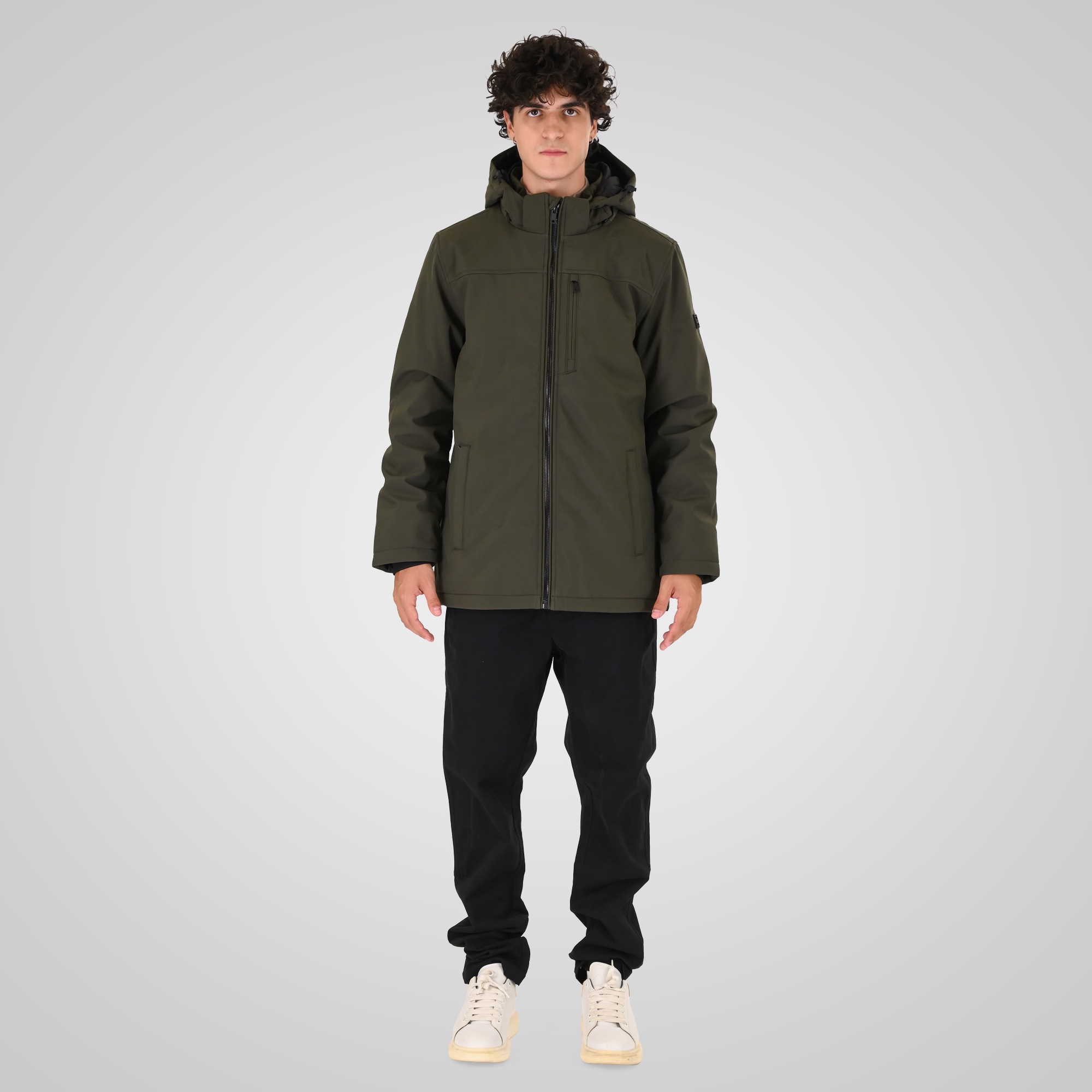 262MJK-2114 JACKETS OLIVE GREEN - Image 2