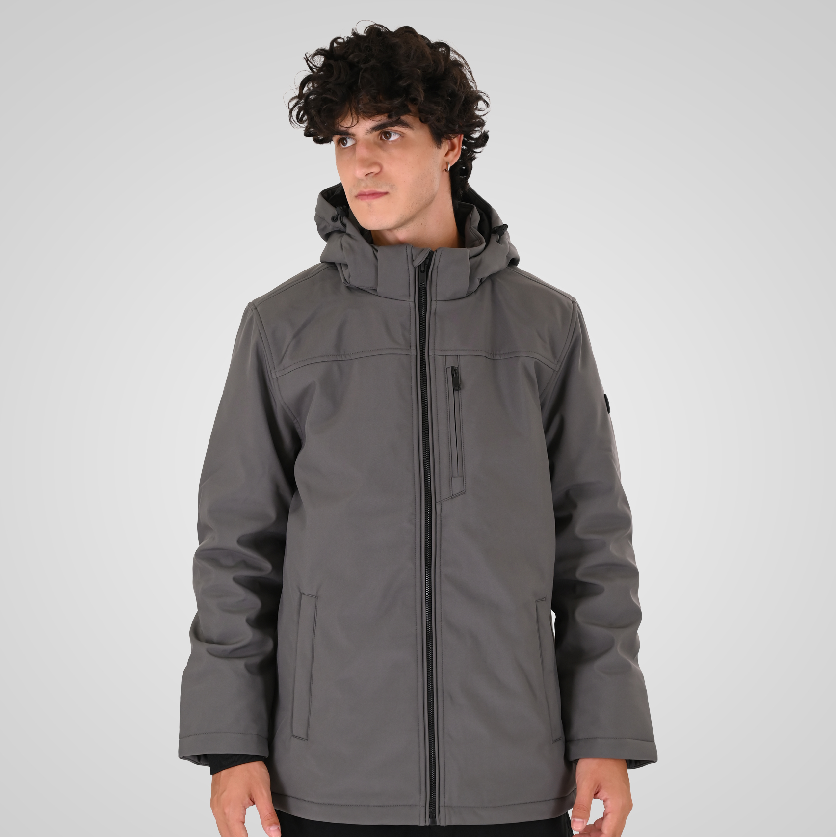 262MJK-2114 JACKETS WARM GREY - Image 1
