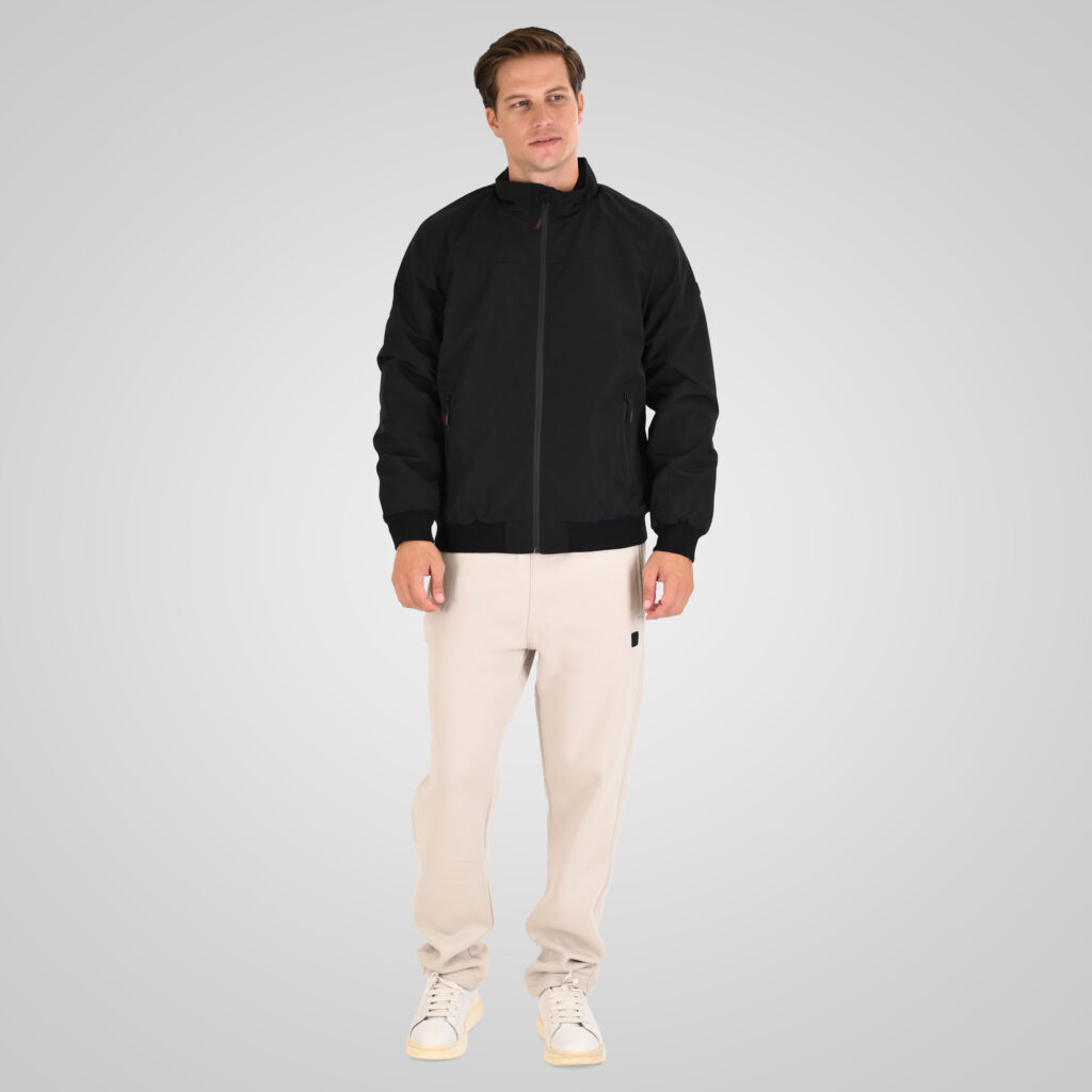 262MJK-2115 JACKETS BOMBER WITH FLEECE INSIDE BLACK