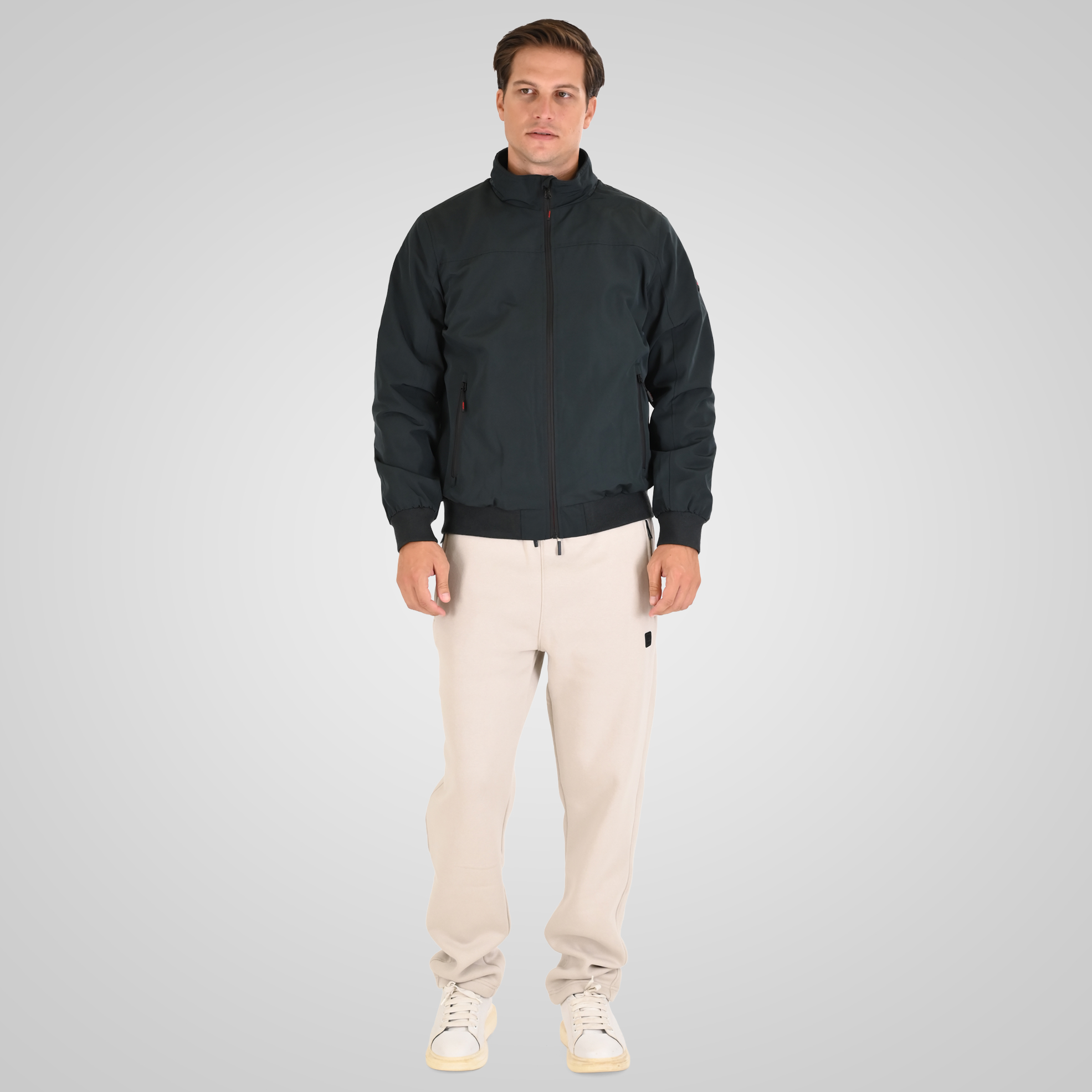 262MJK-2115 JACKETS BOMBER WITH FLEECE INSIDE FOREST - Image 2