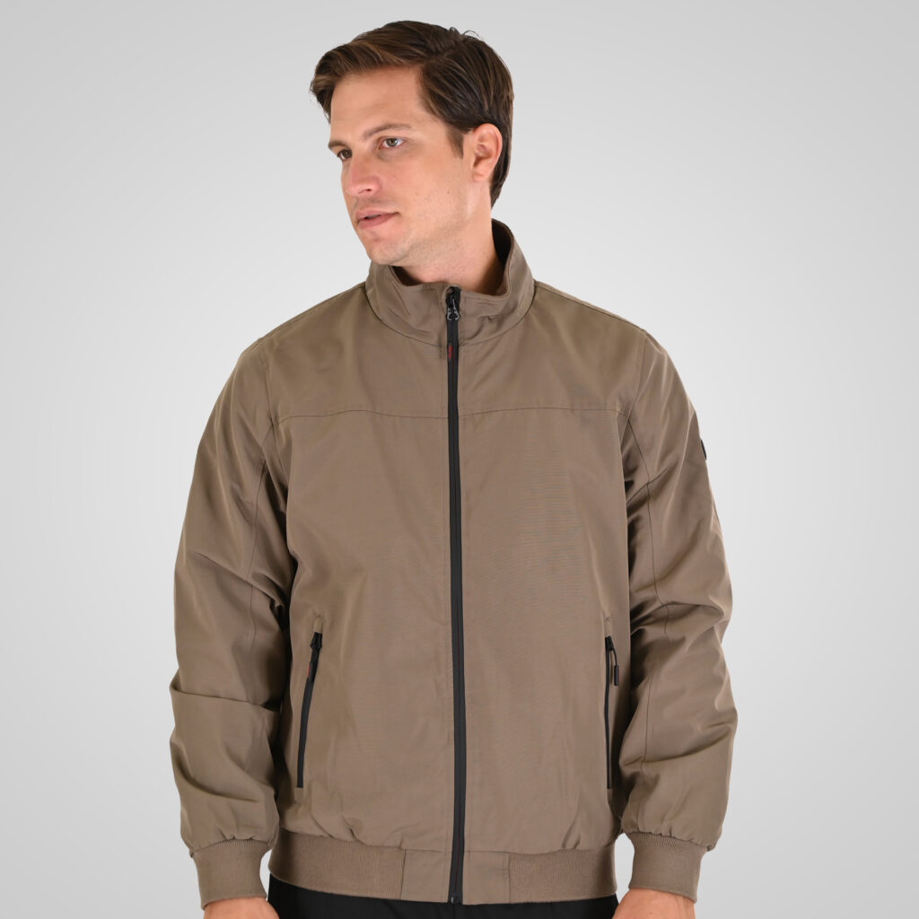 262MJK-2115 JACKETS BOMBER WITH FLEECE INSIDE MUD