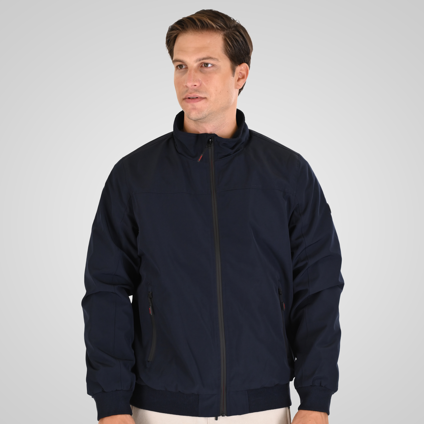 262MJK-2115 JACKETS BOMBER WITH FLEECE INSIDE NAVY - Image 1