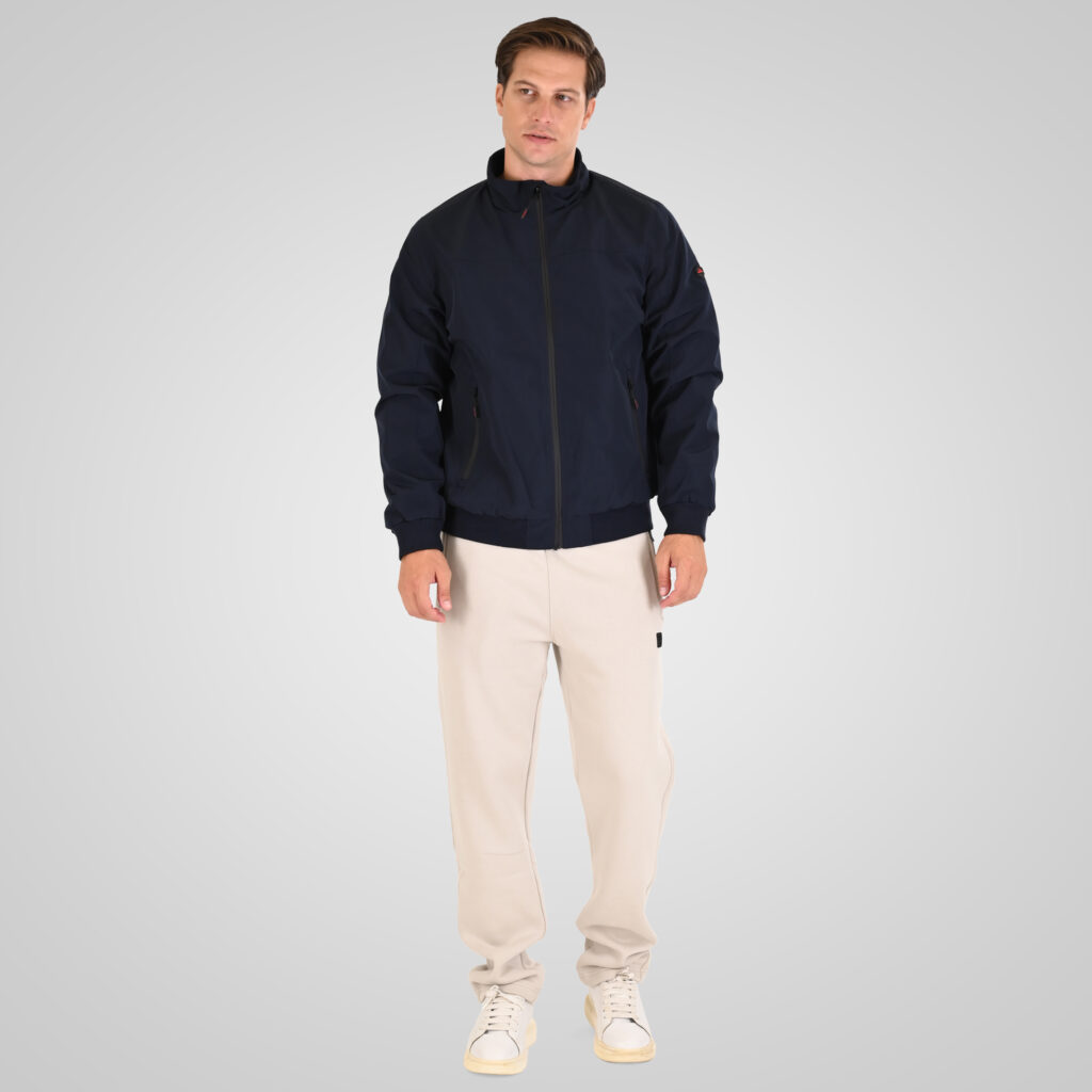 262MJK-2115 JACKETS BOMBER WITH FLEECE INSIDE NAVY