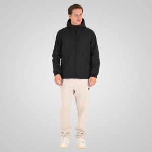 262MJK-2116 JACKETS WITH FLEECE INSIDE BLACK