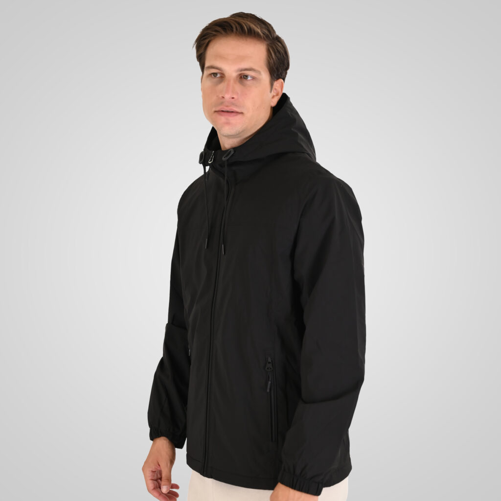 262MJK-2116 JACKETS WITH FLEECE INSIDE BLACK