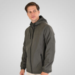 262MJK-2116 JACKETS WITH FLEECE INSIDE GREY GREEN - Image 3