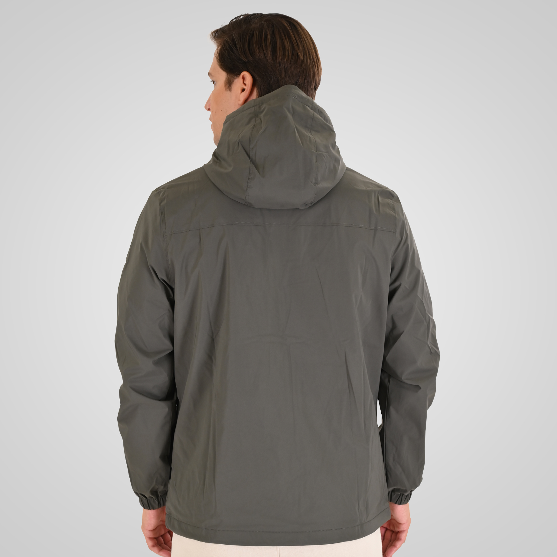 262MJK-2116 JACKETS WITH FLEECE INSIDE GREY GREEN - Image 4