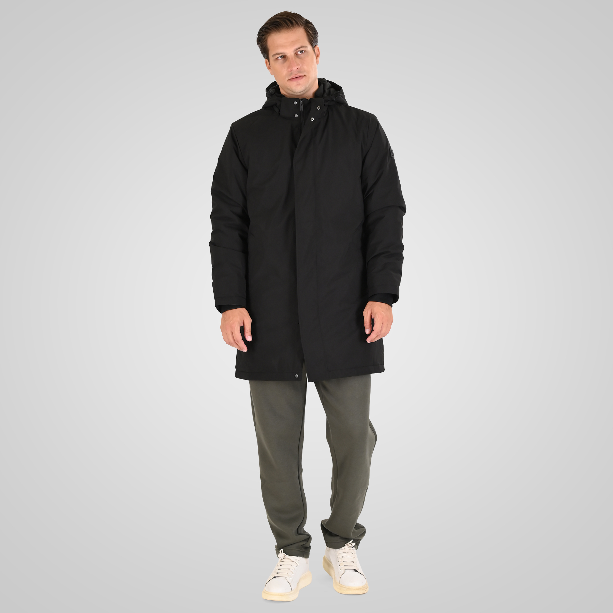 262MJK-2118 JACKETS LONG LENGTH BLACK - Image 2