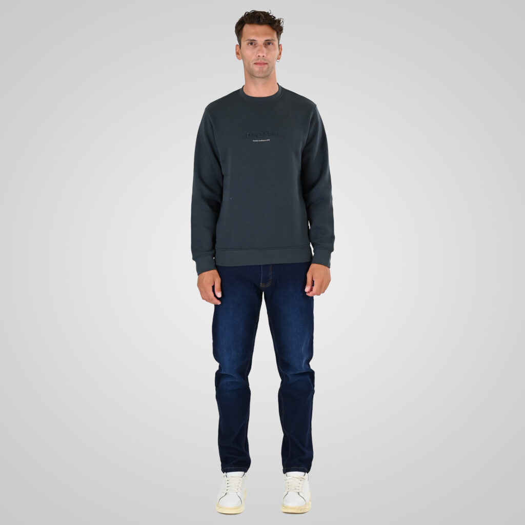 262MJP-4136 PANTS DENIM DK BLUE DENIM