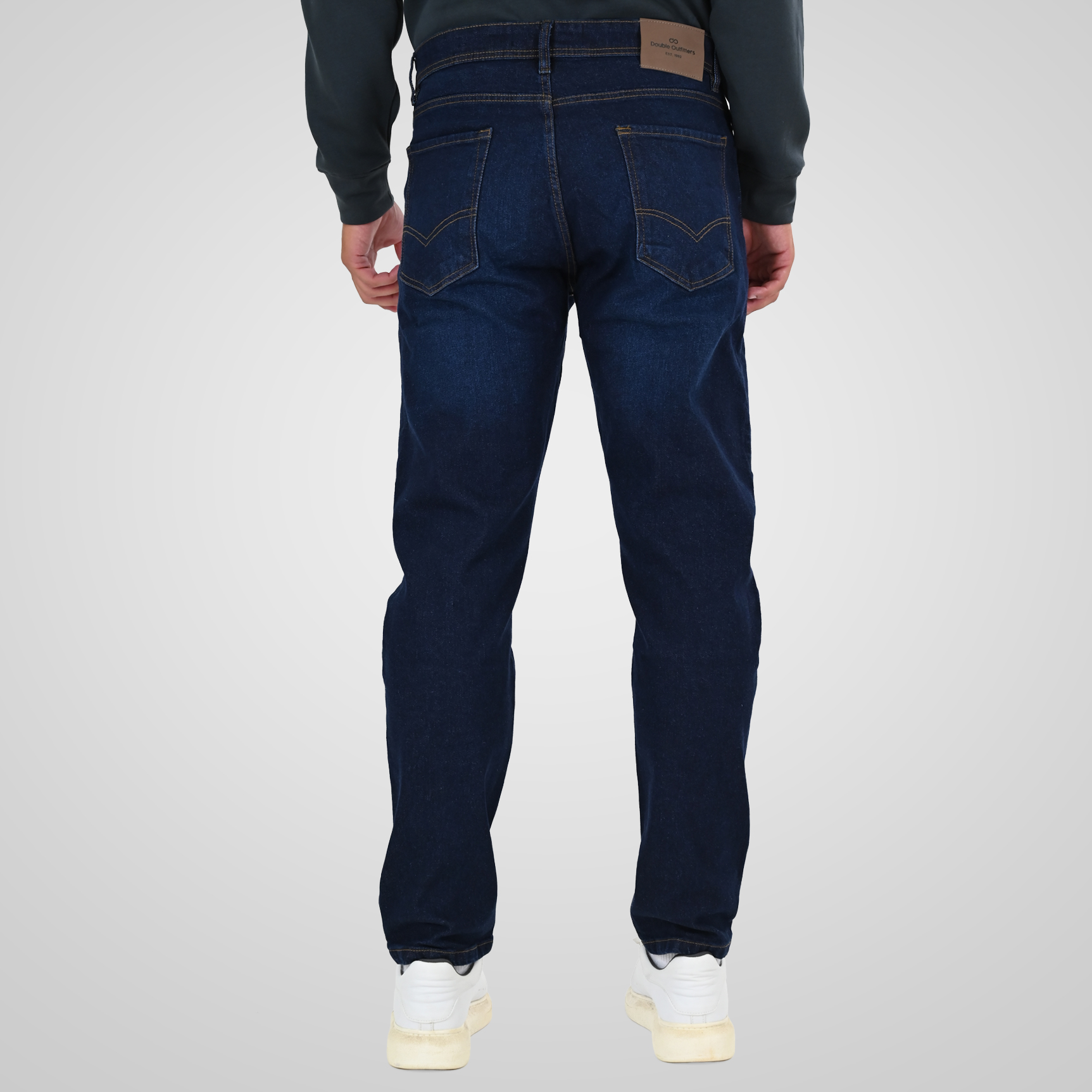 262MJP-4136 PANTS DENIM DK BLUE DENIM - Image 4
