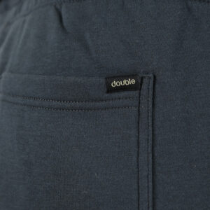 262MPAN-6055 JOGGER PANTS WITH ELASTIC WAISTBAND AND HEM WITH DENSE EMBROIDERY (BRUSHED FLEECE) ANTHRACITE - Image 6