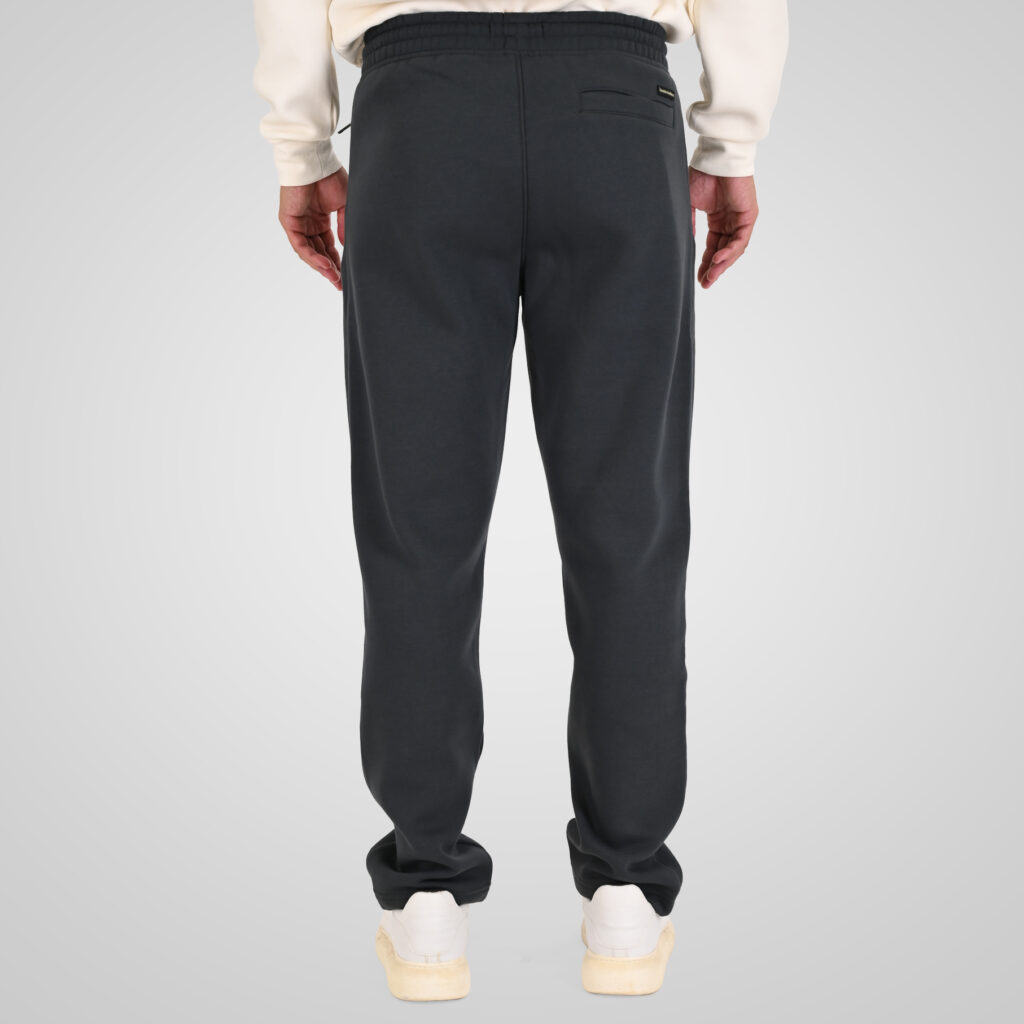 262MPAN-6056 JOGGER PANTS WITH ELASTIC WAISTBAND WITH ZIPPER POCKETS (BRUSHED FLEECE) ANTHRACITE