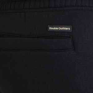 262MPAN-6056 JOGGER PANTS WITH ELASTIC WAISTBAND WITH ZIPPER POCKETS (BRUSHED FLEECE) BLACK - Image 6