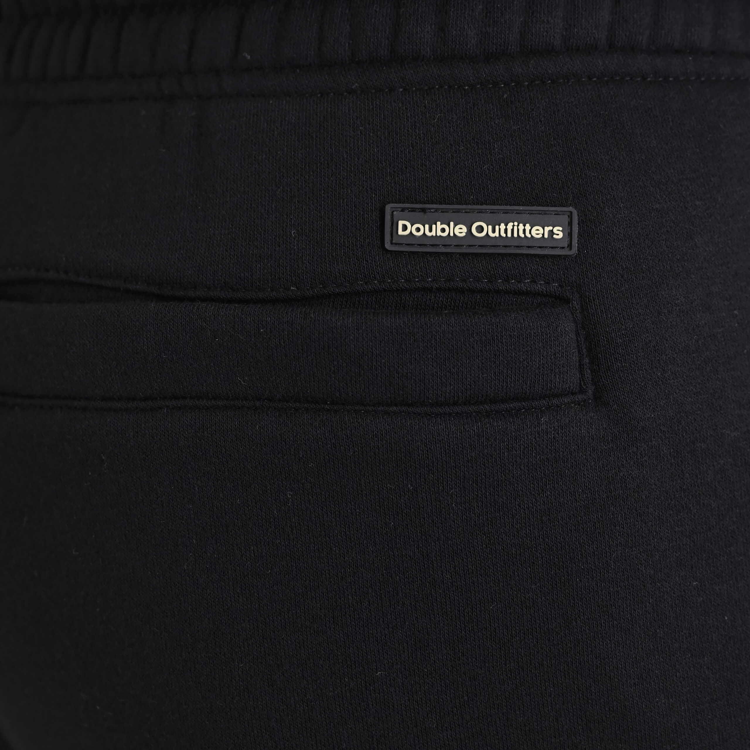262MPAN-6056 JOGGER PANTS WITH ELASTIC WAISTBAND WITH ZIPPER POCKETS (BRUSHED FLEECE) BLACK - Image 6