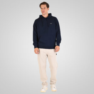 262MPAN-6056 JOGGER PANTS WITH ELASTIC WAISTBAND WITH ZIPPER POCKETS (BRUSHED FLEECE) ICE