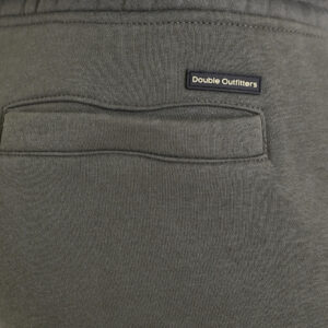 262MPAN-6056 JOGGER PANTS WITH ELASTIC WAISTBAND WITH ZIPPER POCKETS (BRUSHED FLEECE) KHAKI - Image 6