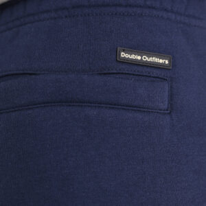 262MPAN-6056 JOGGER PANTS WITH ELASTIC WAISTBAND WITH ZIPPER POCKETS (BRUSHED FLEECE) NAVY - Image 6