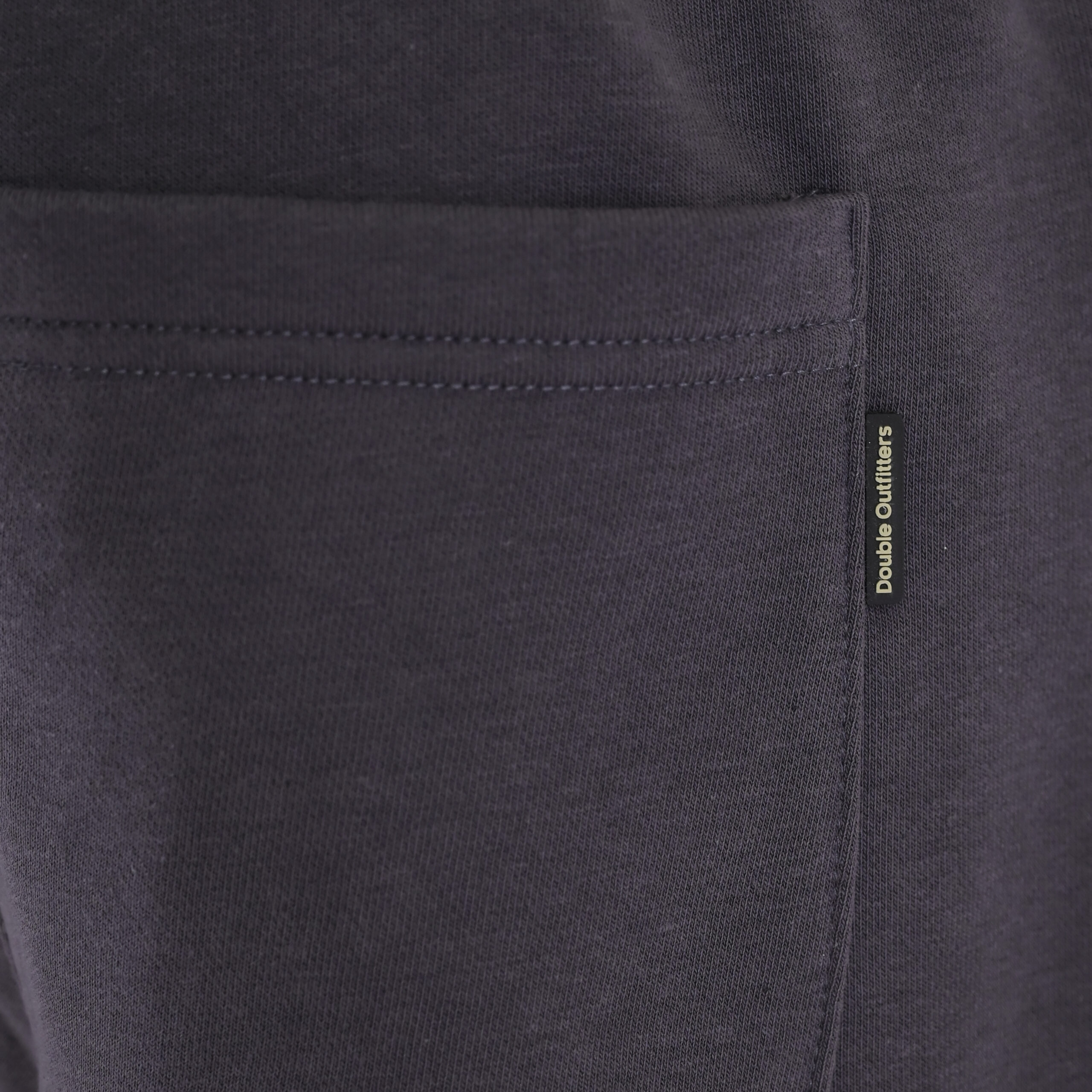 262MPAN-6057 JOGGER PANTS WITH ELASTIC WAISTBAND AND HEM AND HIGH DENSITY PRINT (TERRY FLEECE) ANTHRACITE - Image 5
