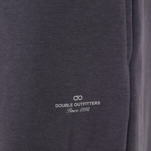 262MPAN-6057 JOGGER PANTS WITH ELASTIC WAISTBAND AND HEM AND HIGH DENSITY PRINT (TERRY FLEECE) ANTHRACITE - Image 6