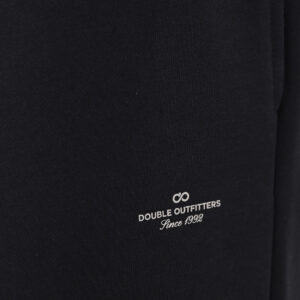 262MPAN-6057 JOGGER PANTS WITH ELASTIC WAISTBAND AND HEM AND HIGH DENSITY PRINT (TERRY FLEECE) BLACK - Image 6