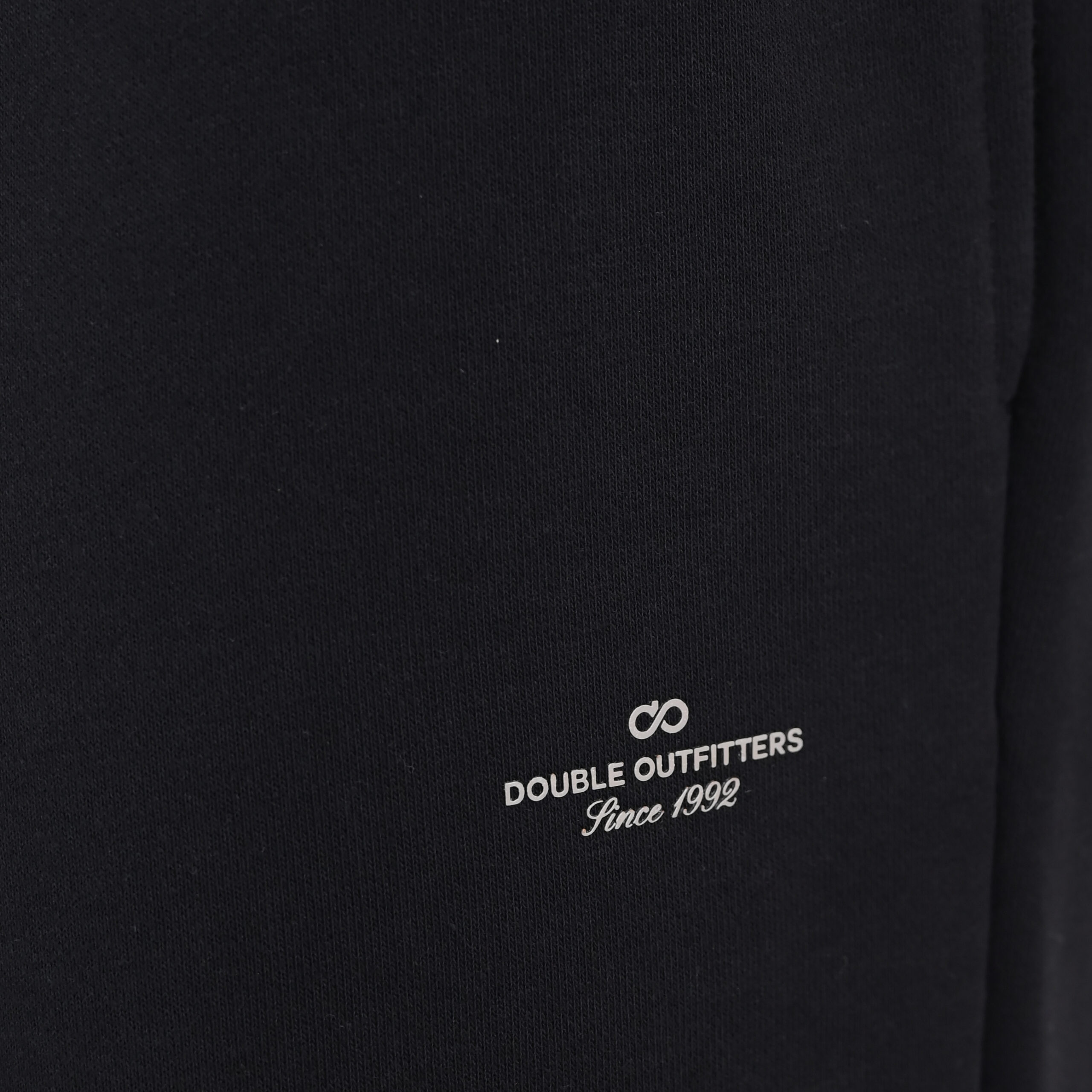 262MPAN-6057 JOGGER PANTS WITH ELASTIC WAISTBAND AND HEM AND HIGH DENSITY PRINT (TERRY FLEECE) BLACK - Image 6