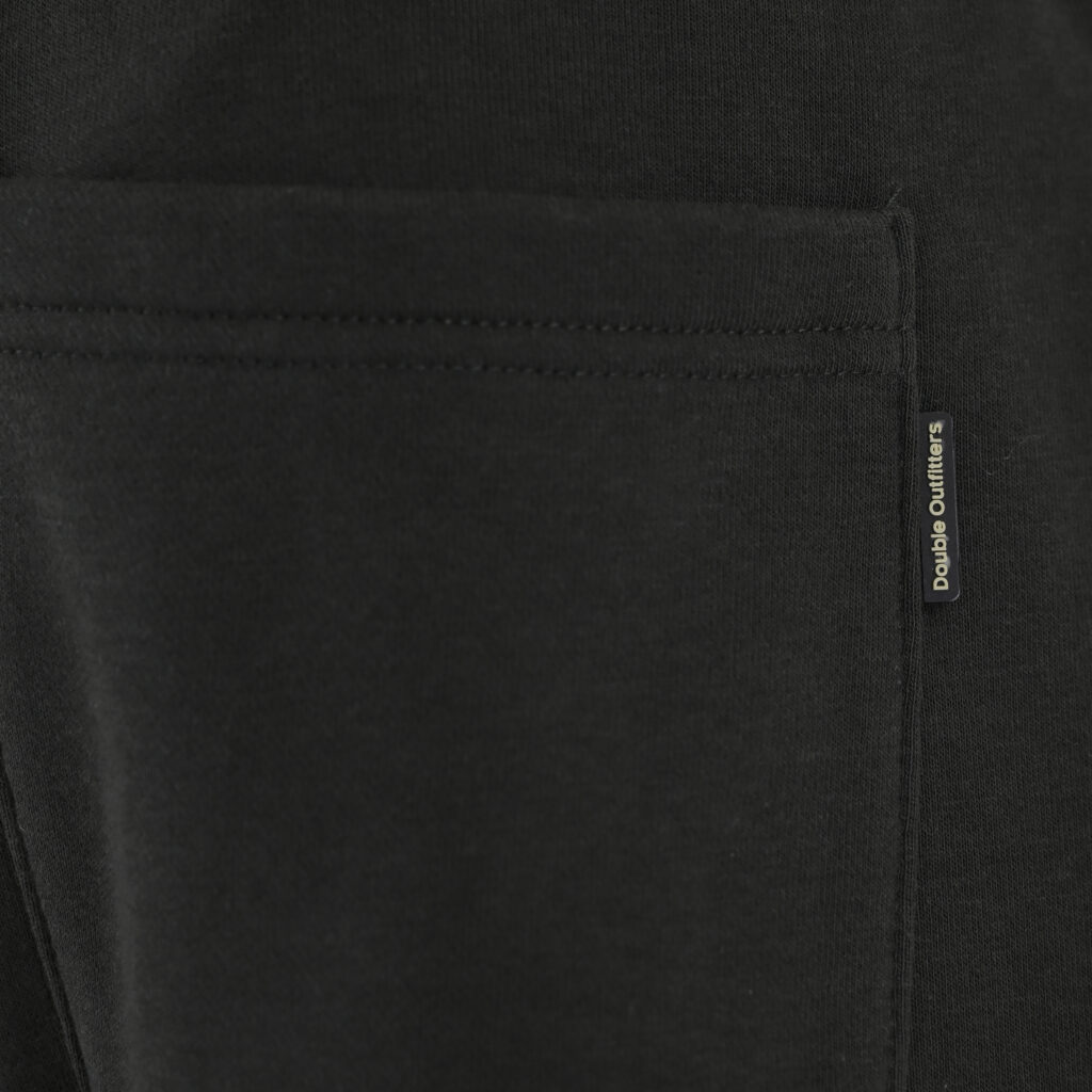 262MPAN-6057 JOGGER PANTS WITH ELASTIC WAISTBAND AND HEM AND HIGH DENSITY PRINT (TERRY FLEECE) DEEP FOREST